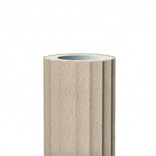 Декоративная колонна фасадный декор Prestige Decor тело с каннелюрами LC 105-21 Full (2.00м)